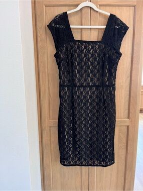 NEW Janie Bryant Black Lace Dress
